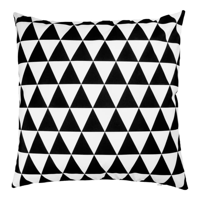 Febronie Black Triangle Cushion Cover 50x50cm