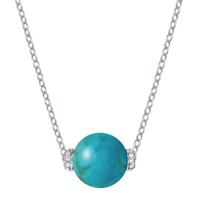 Alexa by Liv Oliver Turquoise Zirconia Necklace
