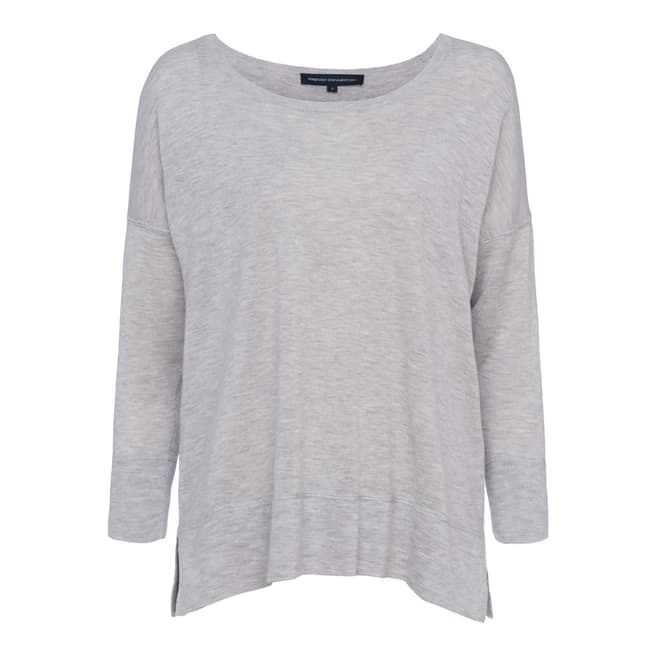 French Connection Light Grey Spring Light Knit