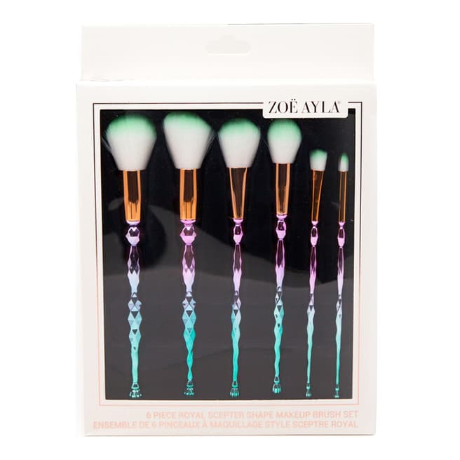 Zoe Ayla Rainbow Makeup Brush Set
