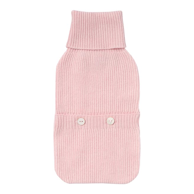 Laycuna London Pink Cashmere Hotwater Bottle Cover