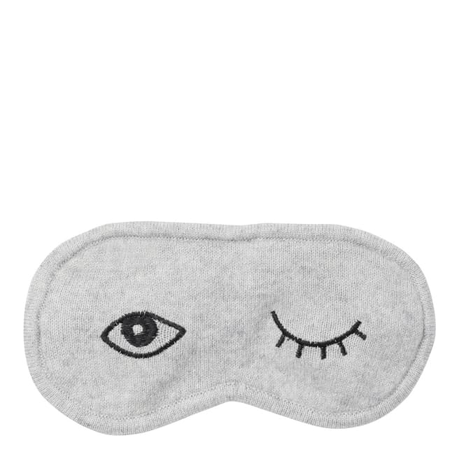 Laycuna London Grey Wink Cashmere Eye Mask
