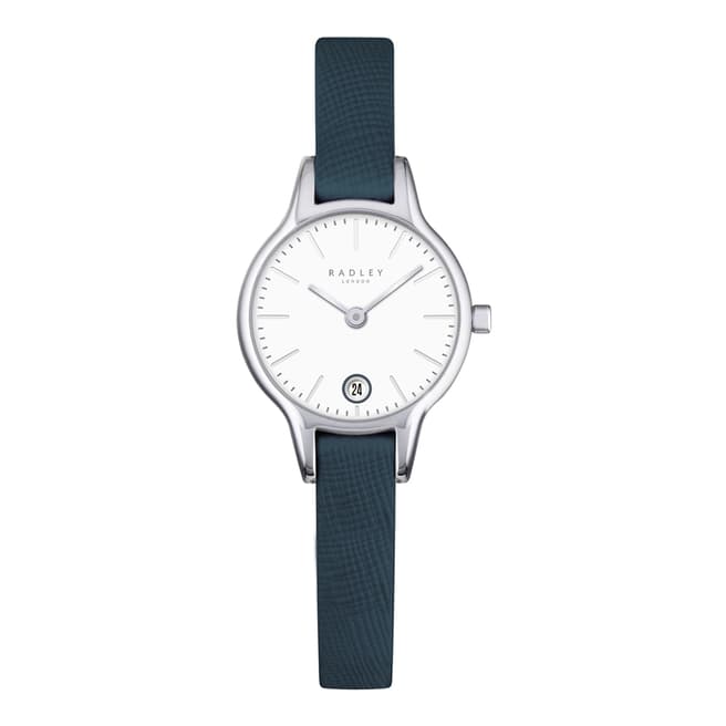 Radley Ladies' Navy Long Acre Leather Strap Watch