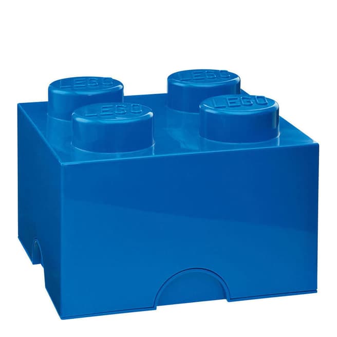 Lego Blue 4 Brick Storage Box