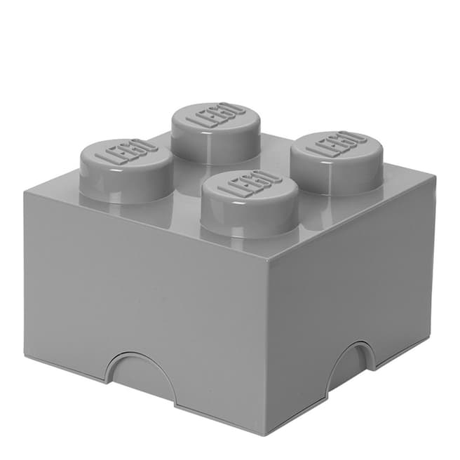 Lego Grey 4 Brick Storage Box