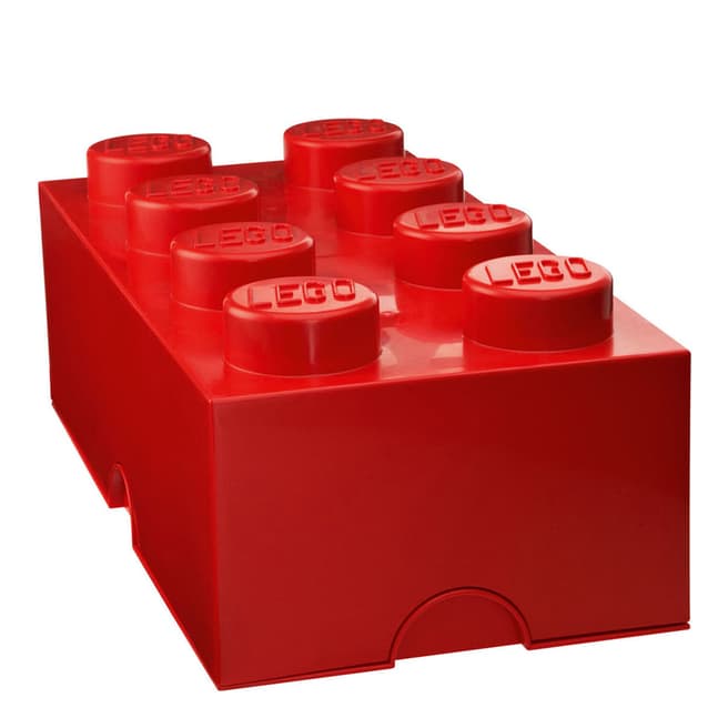 Lego Red 8 Brick Storage Box