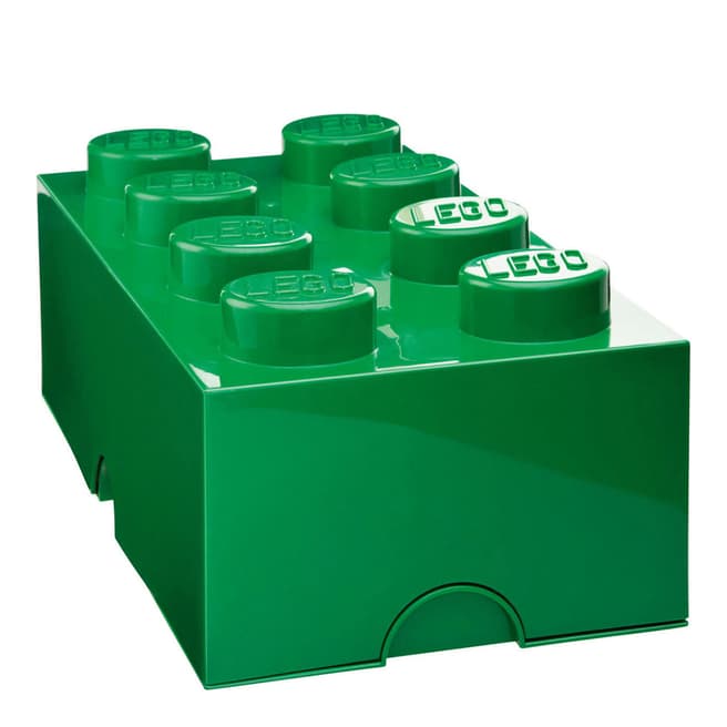 Lego Green 8 Brick Storage Box