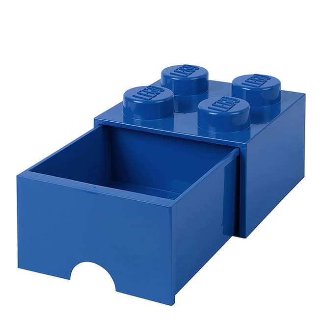 Lego Blue 4 Brick Drawers