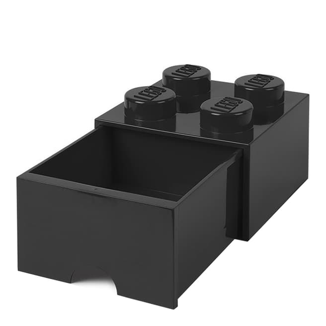Lego Black 4 Brick Drawers