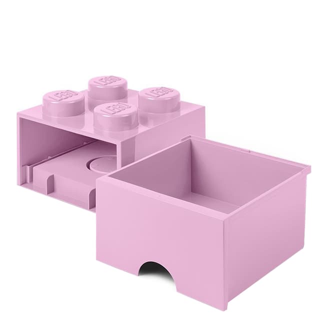 Lego Light Purple 4 Brick Drawers