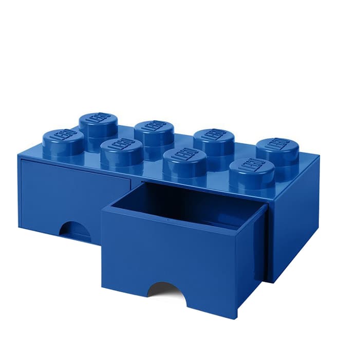 Lego Blue 8 Brick Drawers