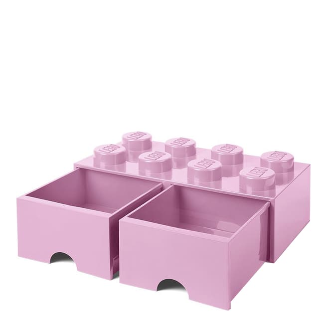 Lego Light Purple 8 Brick Drawers