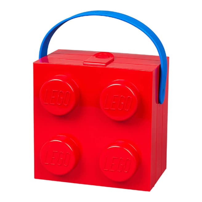 Lego Red Lunch Box with Handle