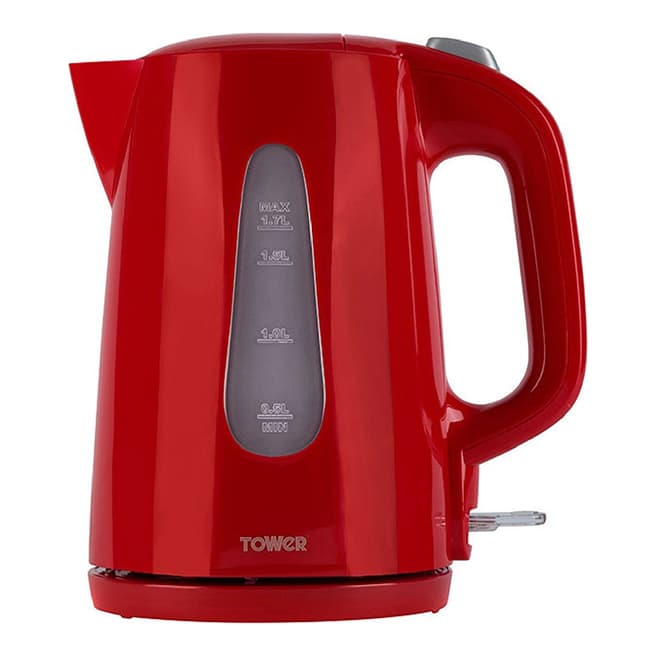 Tower Red Elements Jug Kettle, 1.7L
