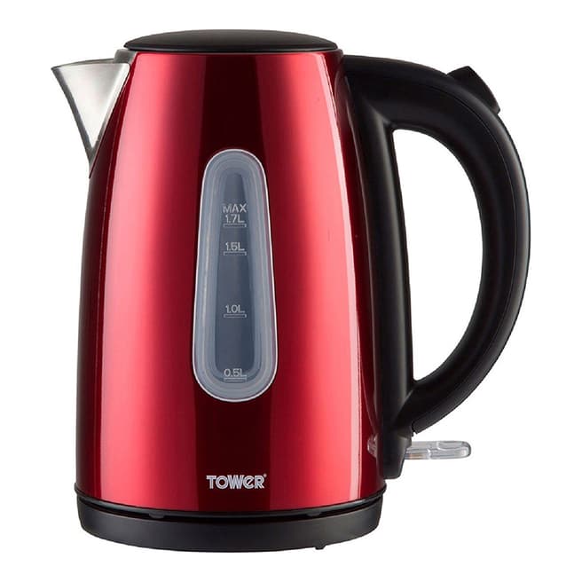 Tower Red Infinity Jug Kettle, 1.7L