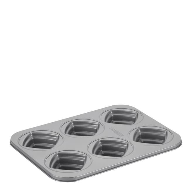 Cake Boss Speciality Bakeware Stacked Square Cakelette Pan, Grey