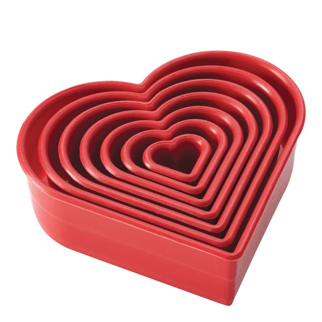 Cake Boss 7 Piece Decorating  Hearts Cutter