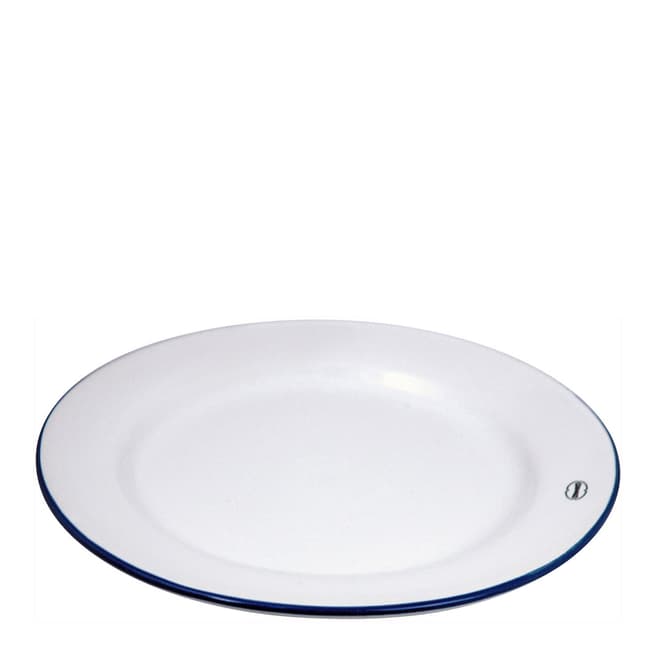 Cabanaz Set of 4 White Breakfast Plates, 22cm
