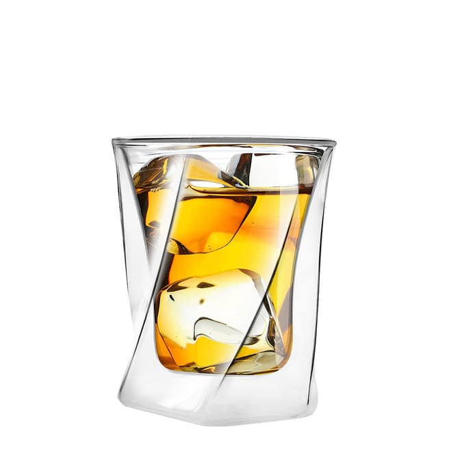 Vialli Design Double Wall Whisky Glass, 300ml