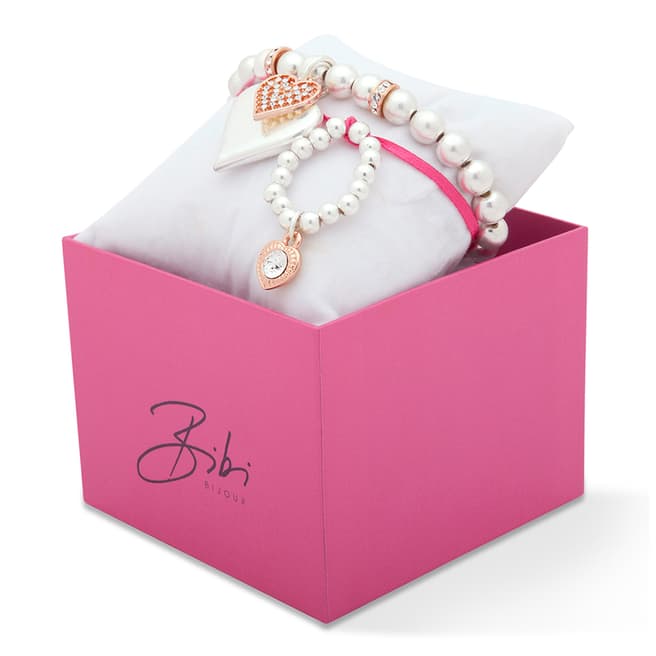 BiBi Bijoux Rose Gold Charm Bracelet