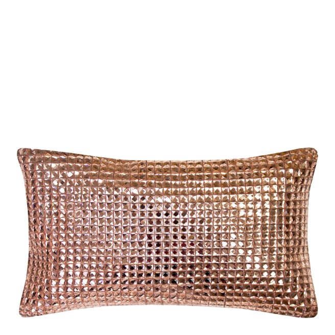 Kylie Minogue Square Diamond Rose Gold Cushion, 18x32cm