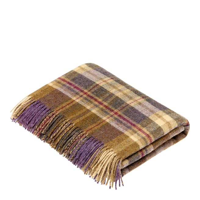 Bronte by Moon Heather Country Collection Glen Coe 140x185cm Throw