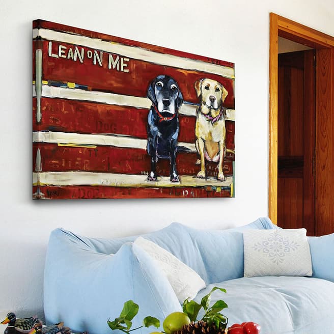 Marmont Hill Lean on Me Printed Canvas, 91x61cm