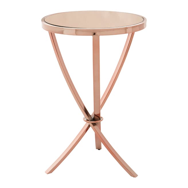 Fifty Five South Allure Rose Gold Pinched Side Table