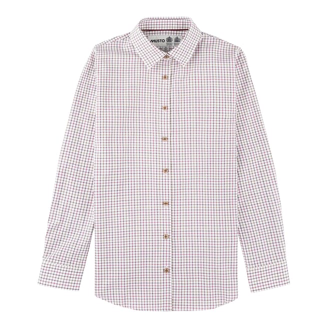 Musto Berry Check Country Shirt