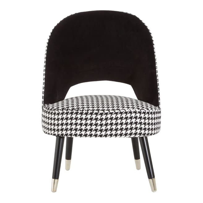 Premier Housewares Regents Park Two Tone Chair, Black