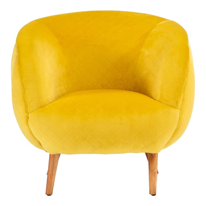 Premier Housewares Oscar Chair, Yellow