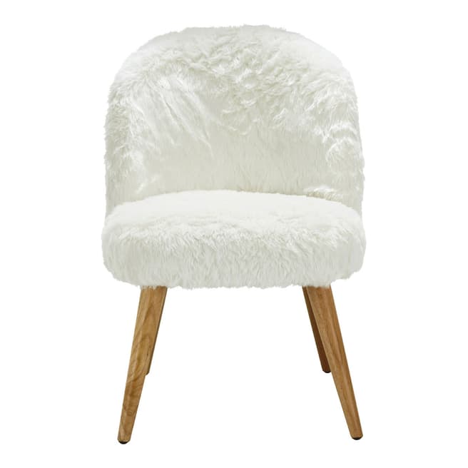 Premier Housewares Cabaret Chair, White