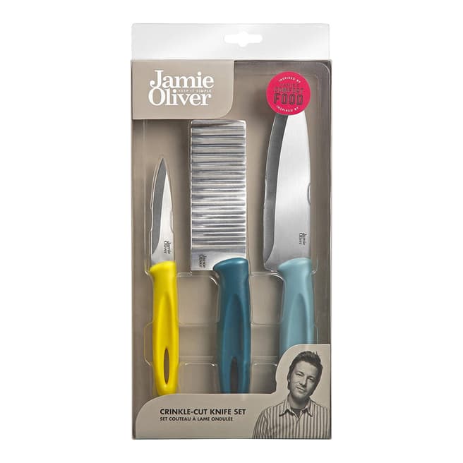 Jamie Oliver Everyday Crinkle-Cut Knife Set