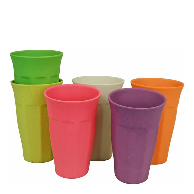 Zuperzozial Set of 6 Cupful of Colour Cups