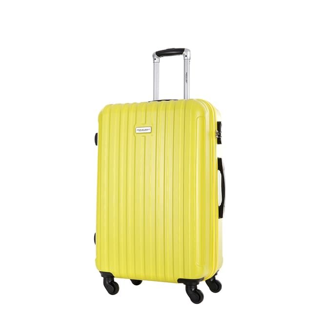Travel One Yellow Paterson 4 Wheeled Suitcase 55cm
