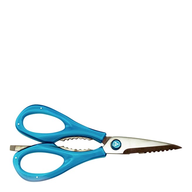 Laguiole Multi Prupose Heavy Duty Kitchen Scissors, Turquoise