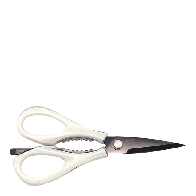 Laguiole White Heavy Duty Kitchen Scissors
