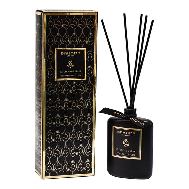 Bahoma Patchouli & Musk Obsidian 100ml Diffuser