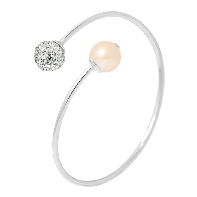Wish List Silver/Pink You and Me Pearl Bracelet