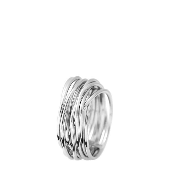 Wish List Silver Adjustable Thread Ring