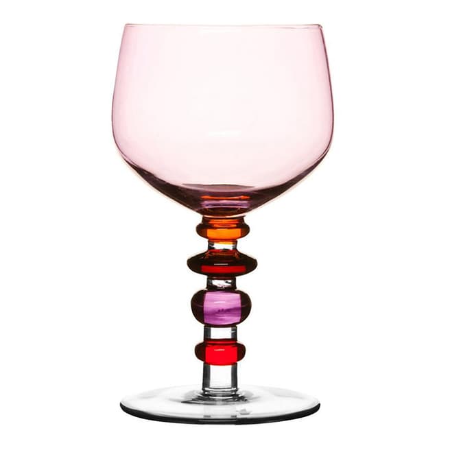 Sagaform Spectra Set of 2 Wine Glasses, Pink/Red