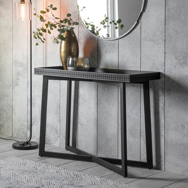 Gallery Living Tergul Black Console Table