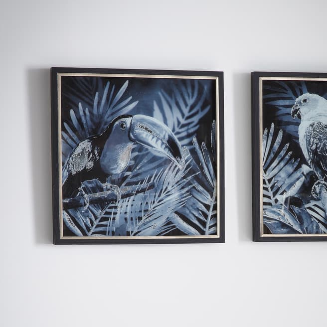 Gallery Living Midnight Birds II Framed Art 43x43cm