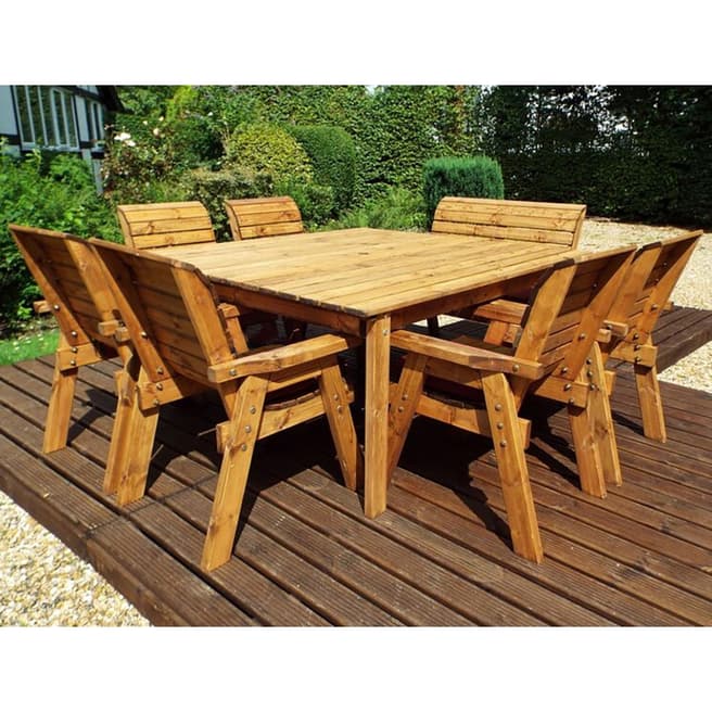 Charles Taylor Eight Seater Deluxe Square Table Set