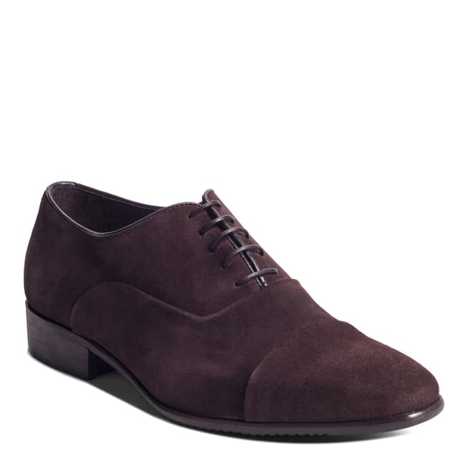 Ortiz & Reed Brown Suede Schultz Oxford Shoes