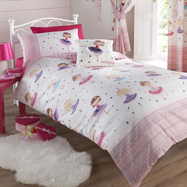 Kids Club Ballerina Quilted Throw