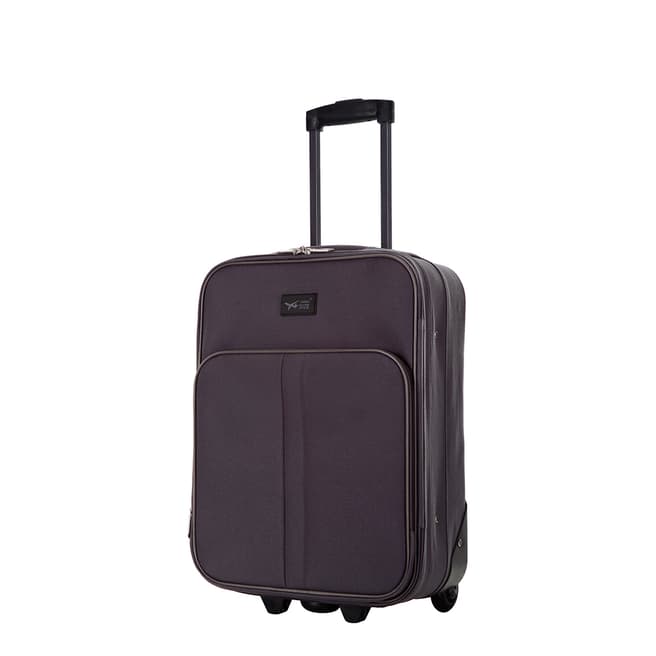 Travel One Dark Grey Amallia 2 Wheel Cabin Suitcase 48 cm