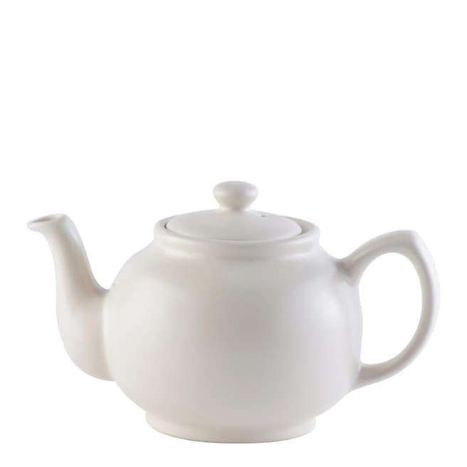 Price & Kensington Matt Cream 6 Cup Teapot