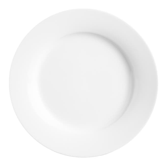 Price & Kensington Simplicity Set of 12 Rim Dinner Plates, 27cm