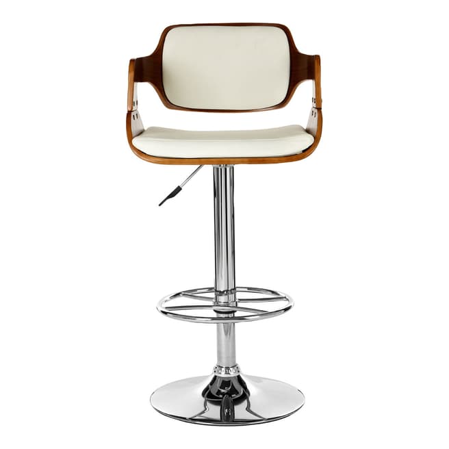 Fifty Five South Stool, White